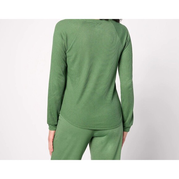 NWT New MUK LUKS Tall 3-Piece Quilted Shacket Lounge Set M Tall Berry Pink Snaps - Picture 11 of 16